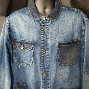 Men Sun + Stone Denim jacket.